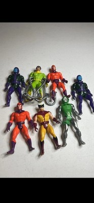 Vintage Marvel Secret Wars Action Figures 1984 Mattel Lot of 7