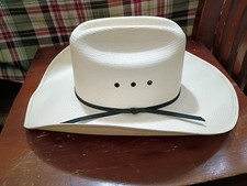 Mht Westerns Straw Western Cowboy Hat Shantung Panama White 20x Size 55 6 78 Mht Westerns Straw Western Cowboy Hat Shantung Panama White 20x Size 55 6 78