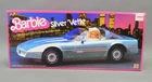 New in Box Vintage 1983 Mattel Barbie Silver Vette Car 4934 1984 Corvette