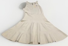 NWT $395 Milly Of New York Rayon Dress Sz M White Sleeveless Quiet Luxury