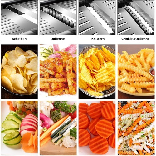 Professional Adjustable Mandolin Slicer Vegetable Cutter Food Fruit Chopper Tool - Picture 10 of 12