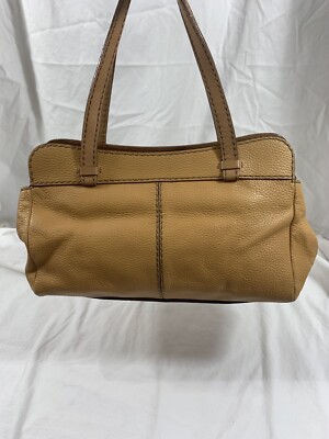【関税＆送料込み】Tod'S 'T Vintage' Beige Leather Blend Sn Woman BEIGE Tod's T Case Bauletto in Suede Small