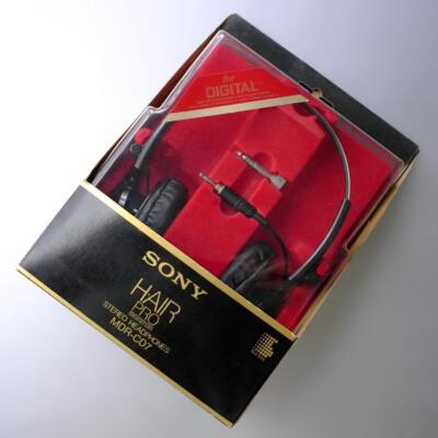 Sony Headphone MDR-CD7 Retro Vintage Very Rare Japan 1983