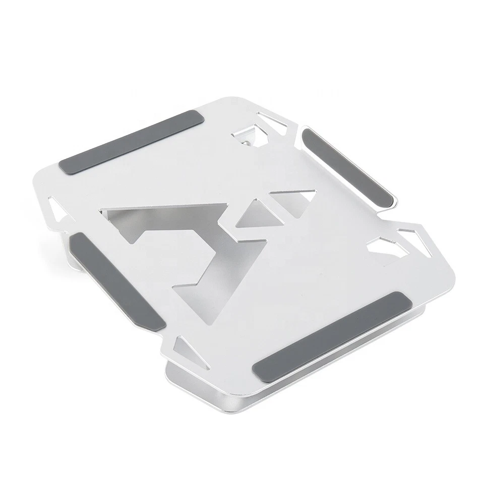 Adjustable Ergonomic Aluminum Laptop Stand Tablet Notebook Holder Foldable - Image 3 of 4