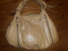 Tano Braided Zip Boho Beige Tan Camel Handbag Shoulder Bag Purse