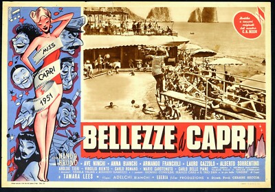 BELLEZZE A CAPRI Adelchi Bianchi SPIAGGIA MARE PISCINA FARAGLIONI, FOTOBUSTA 4