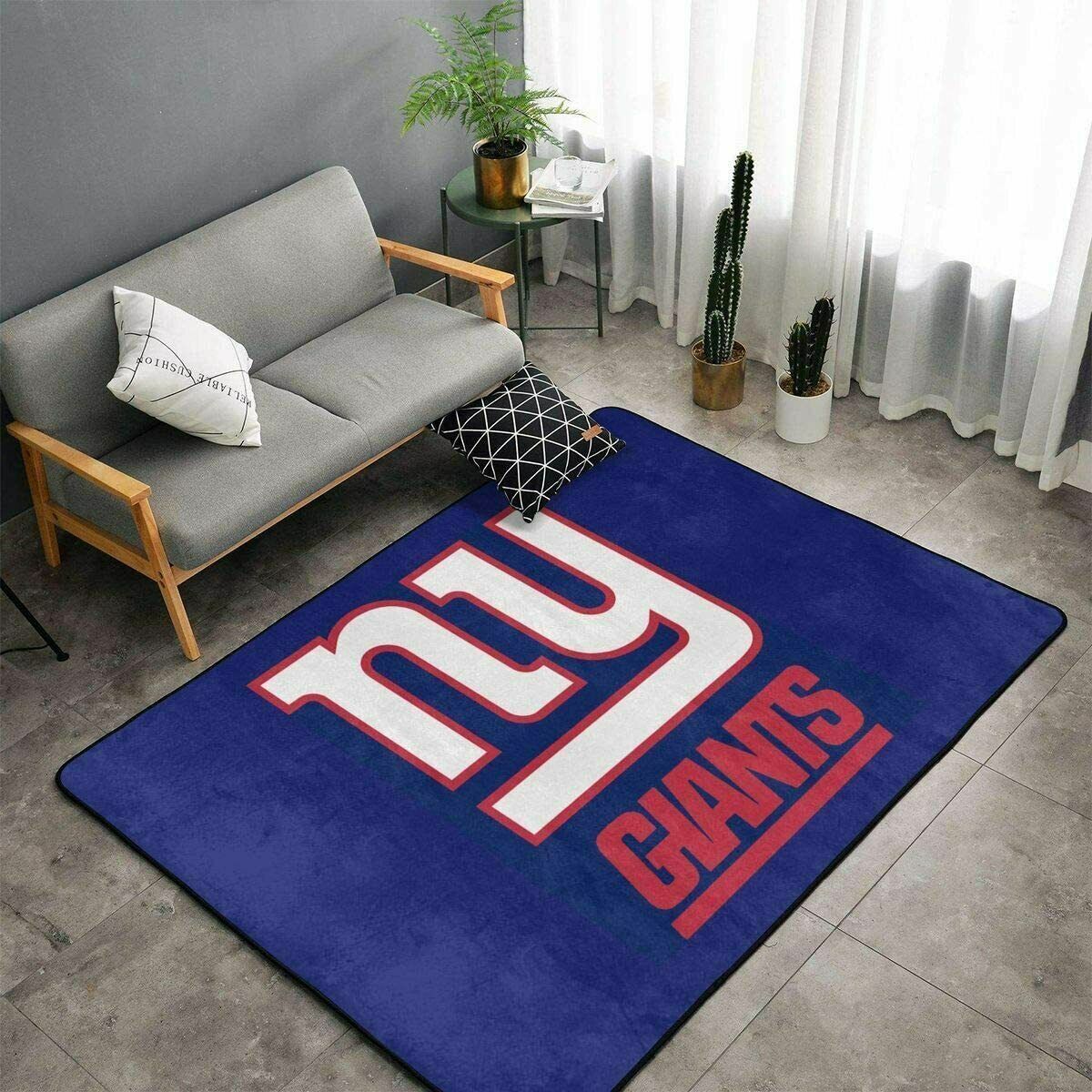 New York Giants Soft Area Rugs Carpets Living Room Anti-Skid Area Rugs Floor Mat Kupowanie bomb w kraju