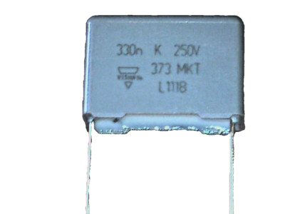   10x MKT Capacitor 0,33uF 330nF 250V DC Vishay BCC MKT373 Kondensator