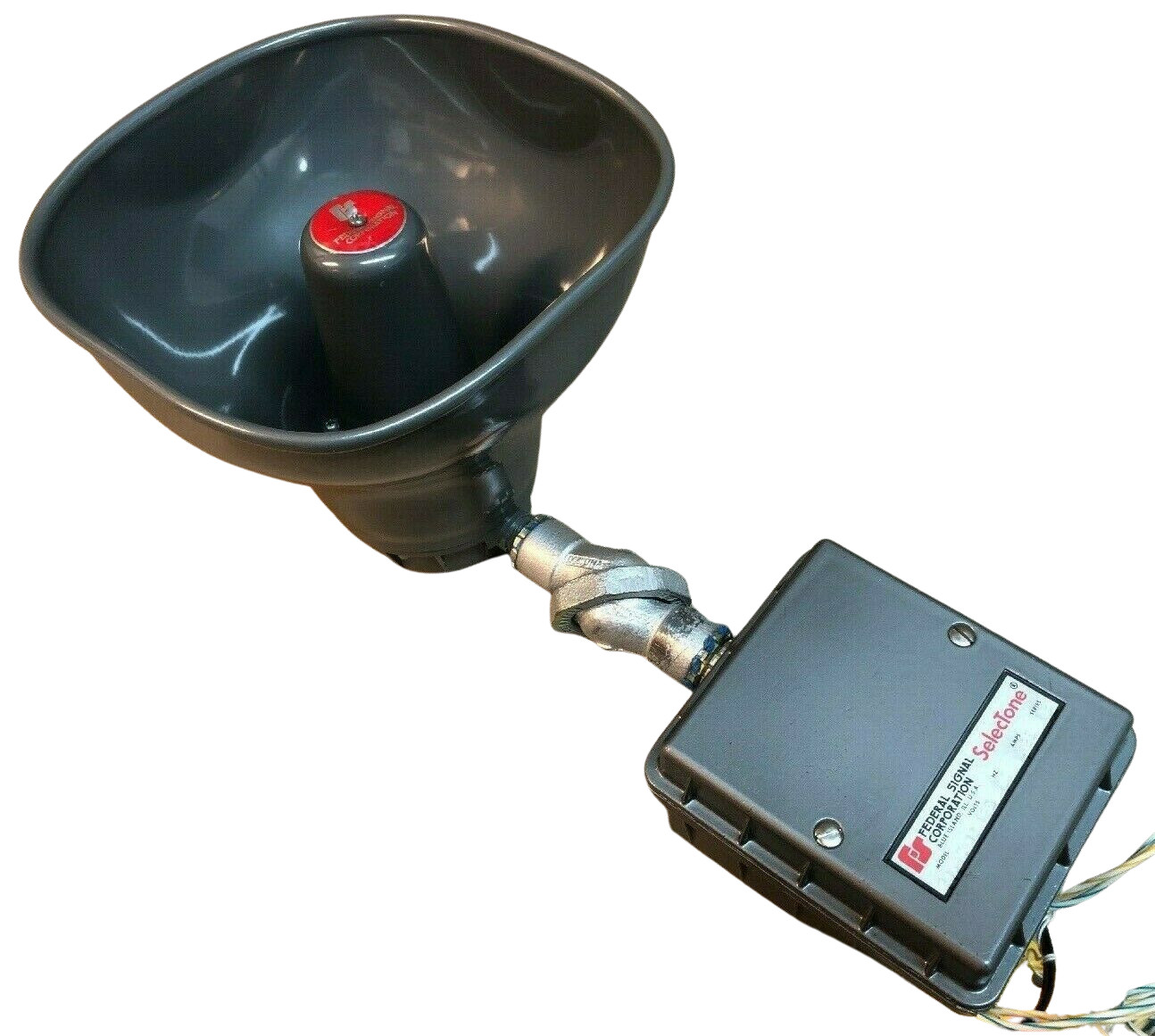 Federal Signal 300GC-1Z Selectone 125V DC Siren Alarm Horn Speaker NIB~Fast Ship