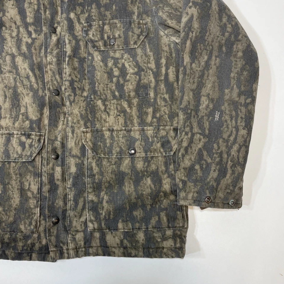 Vintage Gander Mountain Jacket Camouflage Camo Bark Coat Men’s Sz Medium Tall - Image 4 of 4