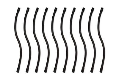 Gator Frameworks Ten Pack of Flexible Black Goosenecks for Microphones; 19'' L...