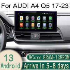 Android Car Gps Navigation 12.3" For Audi A4 Q5 17 23 8 128 Wifi Audio Carpaly