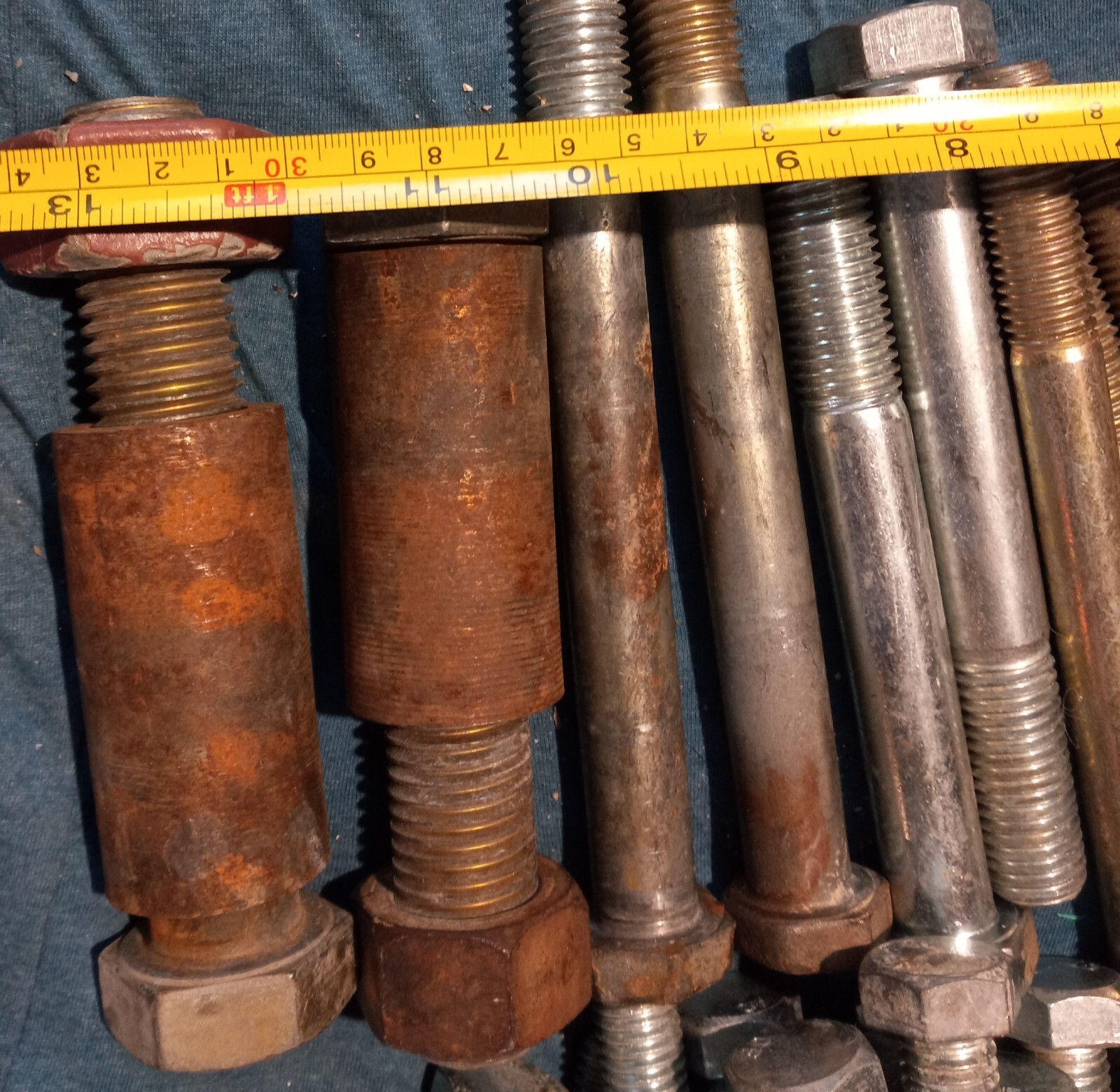 Large BOLTS and NUTS LOT 60PLUS Pieces eBay