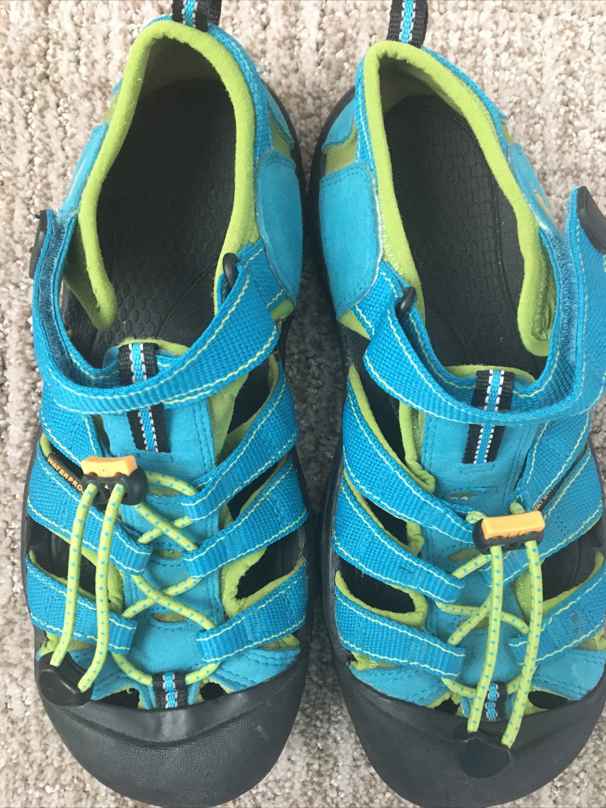 Sandali da trekking sportivi Keen Newport H2 donna taglia 6 blu verde scarpe da acqua