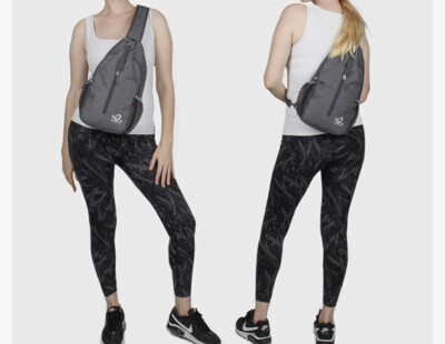 Backpack By Waterfly crossbody sling Hiking Backpack New With Tags, Color Gray