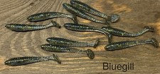 2” Paddle Tail Swimbait Soft Plastic Keitech Style Perch Crappie Bluegill 50pack