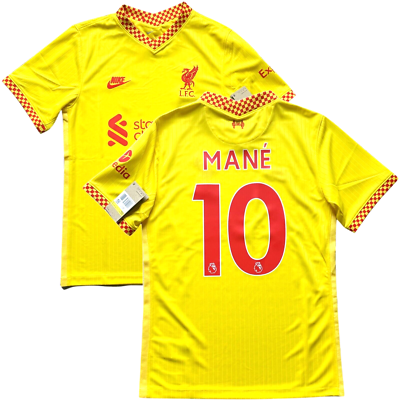 2021/22 Liverpool Third Jersey #10 Sadio Mane Small Nike Soccer