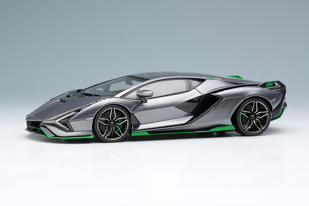 EIDOLON 1/43 Lamborghini Sian FKP 37 2019 with Stripe Grigio Lynx