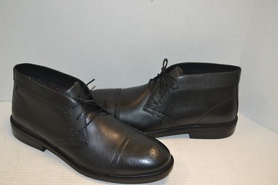 MENS Dunham Gavin-Dun Ankle High Chukka Boots Dunham Gavin-Dun Chukka Boots, Black Leather, Men main image 4