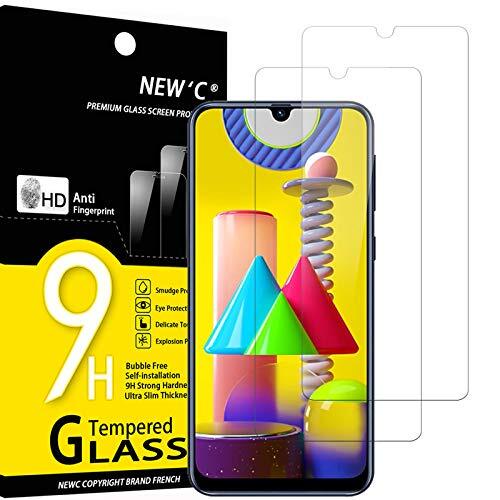 NEW'C 2 Pezzi, Vetro Temperato per Samsung Galaxy M21, Galaxy M31, (X4O)