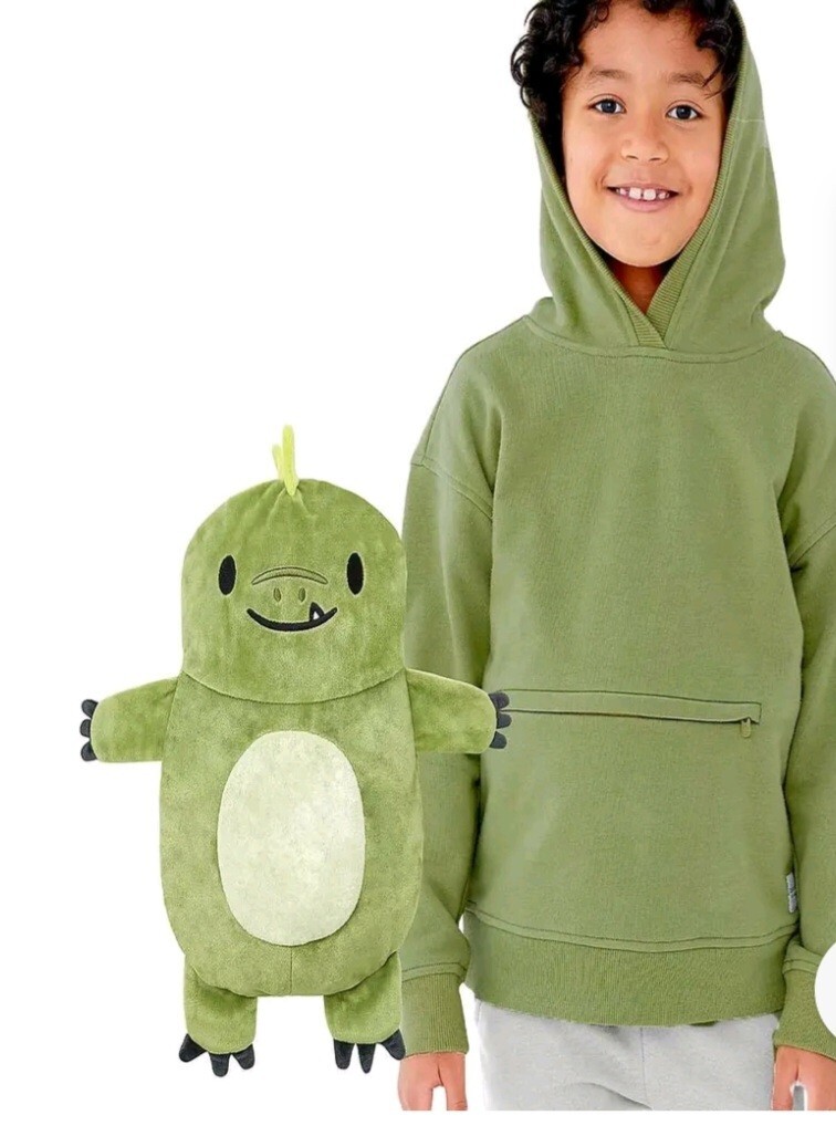 CubCoats 2-in-1 Kids Transforming Pullover Hoodie \u0026 Plush Dino Kids Size 3T  3 | eBay
