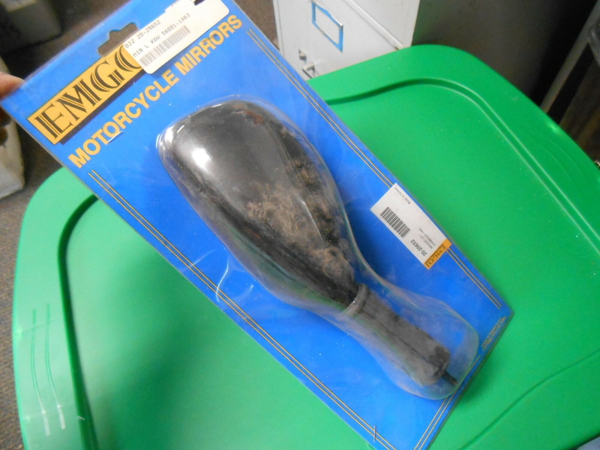 NOS Emgo Left Mirror Kawasaki 56001-1483 1998 1999 2000 2001 ZX600