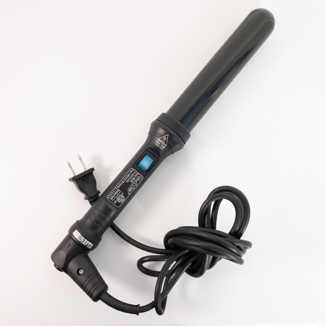 NuMe Classic BLACK HB025B 1” / 25mm Tourmaline Hair Curling Wand Iron