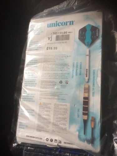 Unicorn Converta brass Darts 17 gram R.R.P £19.99 BOX 17 ITEM 36 MAMS - Picture 11 of 12