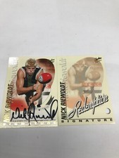 2005 Select AFL Tradition Signature Redemption Card SC1 Nick Riewoldt 053-RARE