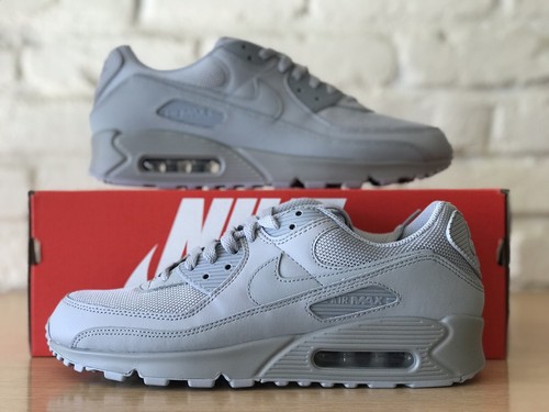 Nike Air Max 90 Triple Grey Sneakers Shoes Sportswear CN8490-001 Men Size 15 New - 第 1/12 張圖片