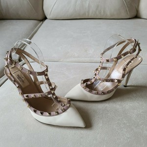 valentino heels white