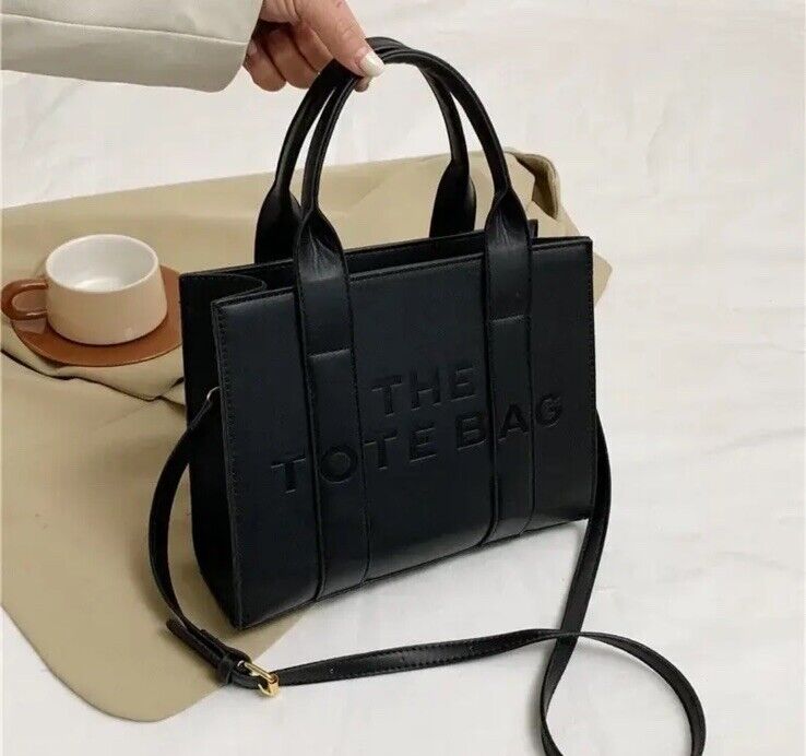 The Tote Bag Leather Capacity Women Handbags Designer Letters Shoulder Crossbody