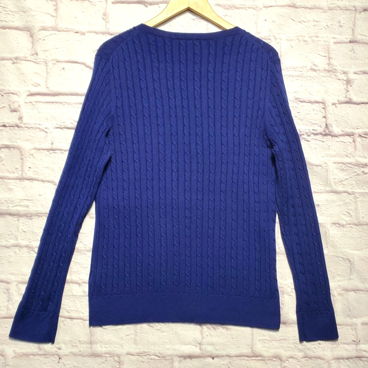 Talbots Cable Knit Crew Neck Pullover Sweater Wom… - image 2