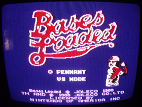 Bases Loaded Nintendo NES - AUTHENTIC, TESTED, WORKS GREAT! Jaleco Baseball