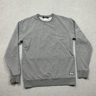 The Hundreds Sweater Mens Medium Gray Crewneck Pullover