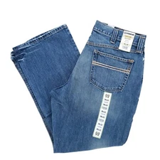 NWT CINCH Carter Jeans Relaxed Boot Cut Mid Rise Western Size 38x32