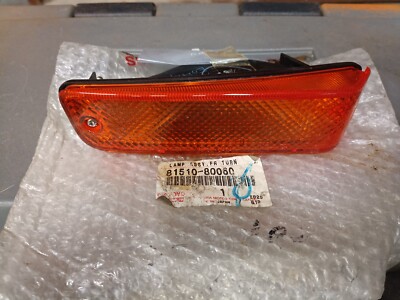 Toyota Supra 1997-1998 JZA80 Front Bumper Clear Turn Signal Lights Lamps Assembly Set Left Right Pair Oem Genuine