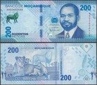 Mozambique New B243a 200 Meticais 2024 UNC DA Prefix @ EBS