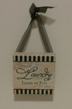 Laundry Loads Of Fun Canvas Sign Home Decor
