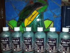 6x RARE BATH  BODY WORKS SANTA  S BLUEBERRY SHORTBREAD BUBBLE BATH SOAP FOAM LOT