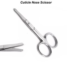 Cuticle Nose Hair Removal Scissor Eyebrow Facial Hair Grooming Shears CE