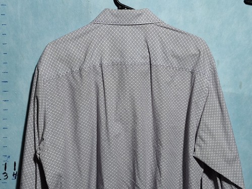 Bugatchi Uomo Men's Purple Check Dress Shirt XL - Picture 8 of 10