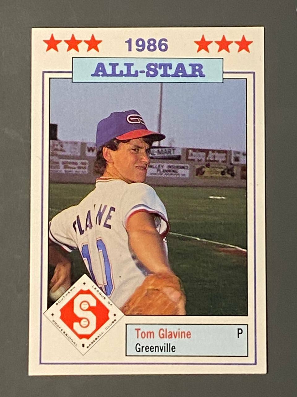 1986 Southern League #23 Tom Glavine Rookie XRC NM-MT Greenville Braves |  eBay
