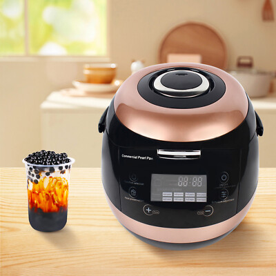 5L Automatic Tapioca Pearl Ball Boiling Cooker Milk Tea Boba Tapioca Pearl Maker