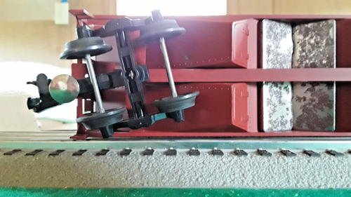 O-27 PENNSYLVANIA PRR 2-Bay Hopper w/Coal Load - No Box (OS-123 - Picture 10 of 10