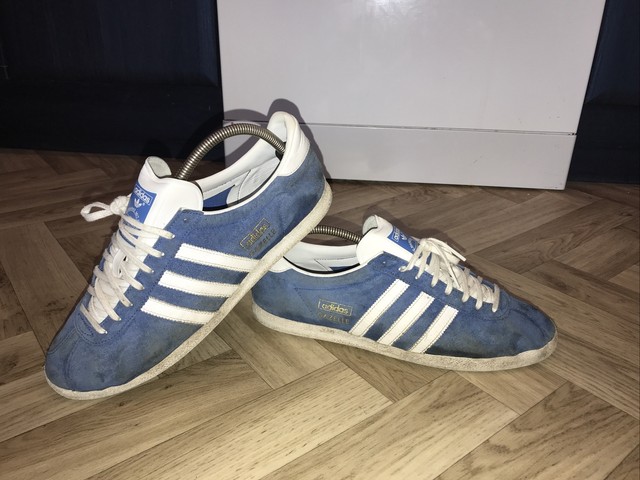Size UK 10 - adidas Gazelle OG Blue - G16183