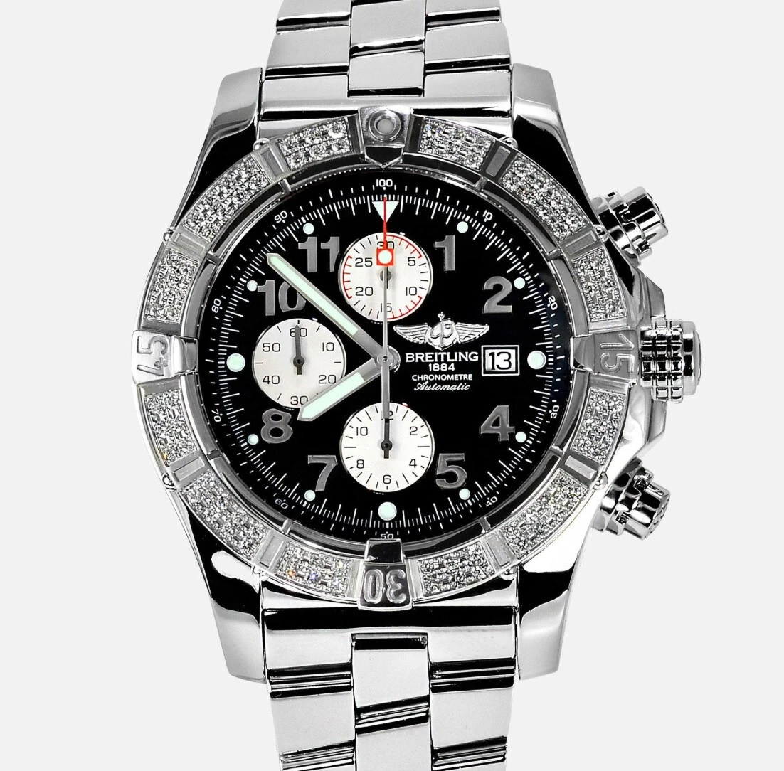 Breitling super avenger hotsell ii diamond bezel