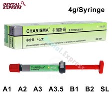 1 pieza jeringa carisma compuesto dental cura ligera resina material de relleno dental