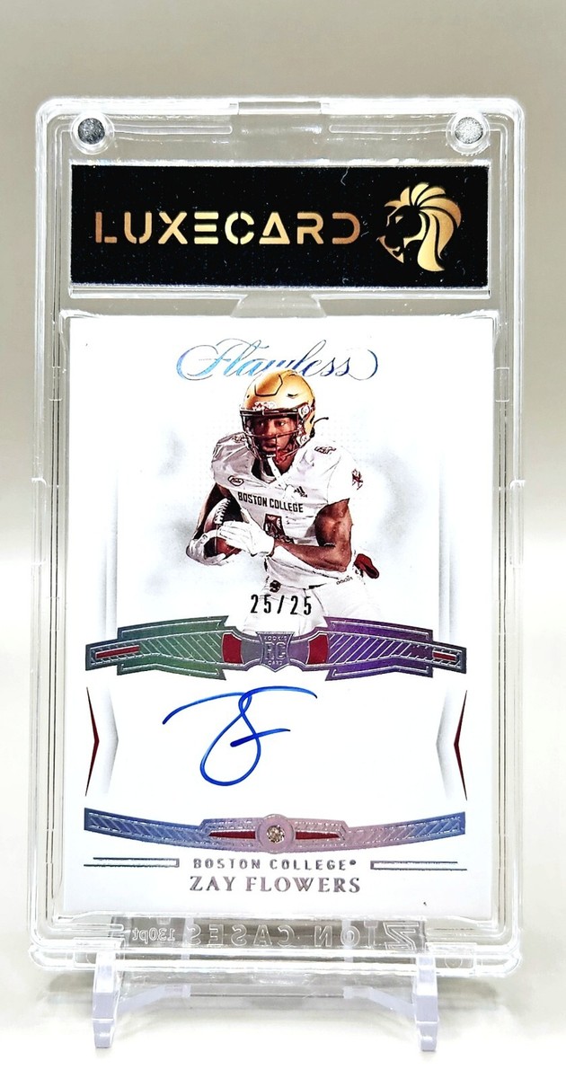 Zay Flowers 2023 Flawless Collegiate Football Flawless Rookie Gems