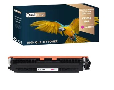 Toner pour HP CF353A 130A Compatible (Magenta) x1 QUALITONER - Photo 1/4